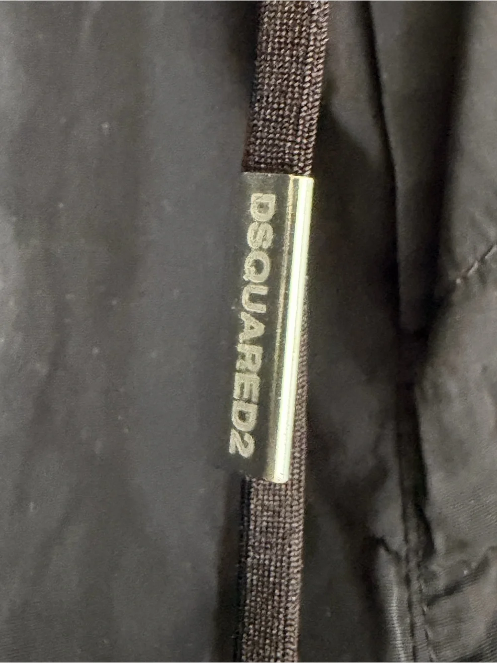DSQUARED2 Black Drawcord Detail Shorts